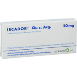 Verpackungsbild (Packshot) von ISCADOR Qu c.Arg 20 mg Injektionslösung
