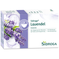 Verpackungsbild (Packshot) von SIDROGA Lavendel Tee Filterbeutel