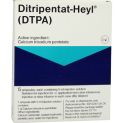 Verpackungsbild (Packshot) von DITRIPENTAT-Heyl Injektionslösung Ampullen