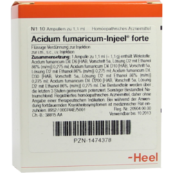 Verpackungsbild(Packshot) von ACIDUM FUMARICUM INJEEL forte Ampullen