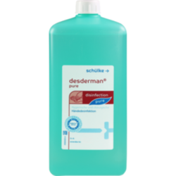 Verpackungsbild(Packshot) von DESDERMAN pure Händedesinfektion Euroflasche