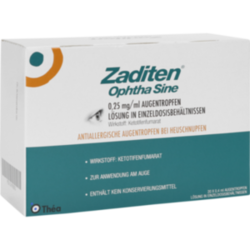 Verpackungsbild (Packshot) von ZADITEN ophtha sine 0,25 mg/ml Augentr.Einzeldos.