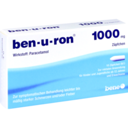 Verpackungsbild (Packshot) von BEN-U-RON 1.000 mg Suppositorien