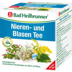 Verpackungsbild (Packshot) von BAD HEILBRUNNER Nieren- und Blasen Tee Filterbeut.