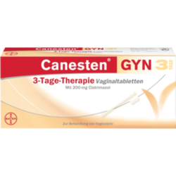 Verpackungsbild (Packshot) von CANESTEN GYN 3 Vaginaltabletten
