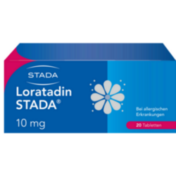 Verpackungsbild (Packshot) von LORATADIN STADA 10 mg Tabletten