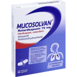 Verpackungsbild (Packshot) von MUCOSOLVAN Retardkapseln 75 mg