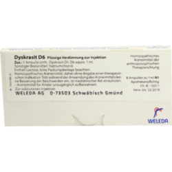 Verpackungsbild (Packshot) von DYSKRASIT D 6 Ampullen