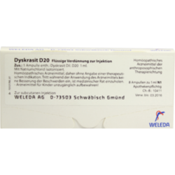 Verpackungsbild (Packshot) von DYSKRASIT D 20 Ampullen