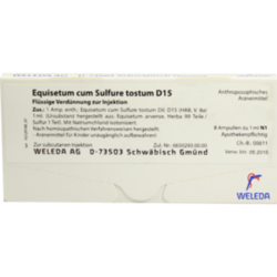 Verpackungsbild (Packshot) von EQUISETUM CUM Sulfure tostum D 15 Ampullen
