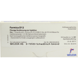 Verpackungsbild (Packshot) von FORMICA D 12 Ampullen