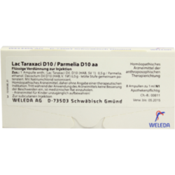 Verpackungsbild (Packshot) von LAC TARAXACI D10/ PARMELIA D10 aa Ampullen