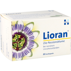 Verpackungsbild (Packshot) von LIORAN die Passionsblume Hartkapseln