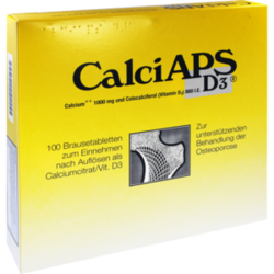 Verpackungsbild(Packshot) von CALCI APS D3 Brausetabletten
