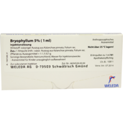 Verpackungsbild (Packshot) von BRYOPHYLLUM 5% 1 ml Injektionslösung