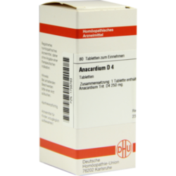 Verpackungsbild (Packshot) von ANACARDIUM D 4 Tabletten