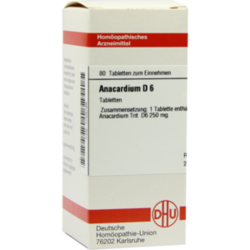 Verpackungsbild (Packshot) von ANACARDIUM D 6 Tabletten