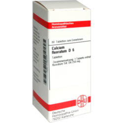 Verpackungsbild (Packshot) von CALCIUM FLUORATUM D 6 Tabletten