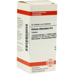 Verpackungsbild (Packshot) von KALIUM CHLORATUM D 6 Tabletten