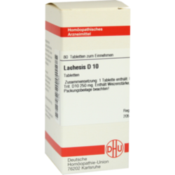 Verpackungsbild (Packshot) von LACHESIS D 10 Tabletten