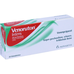 Verpackungsbild(Packshot) von VENORUTON intens Filmtabletten