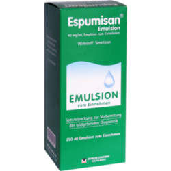 Verpackungsbild (Packshot) von ESPUMISAN Emulsion f. bildgebende Diagnostik