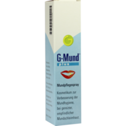 Verpackungsbild (Packshot) von G MUND plus Mundpflegespray