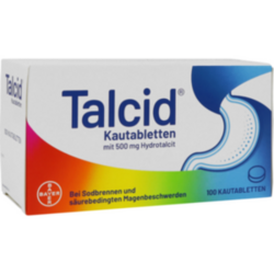 Verpackungsbild (Packshot) von TALCID Kautabletten