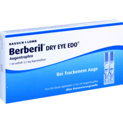 Verpackungsbild (Packshot) von BERBERIL Dry Eye EDO Augentropfen