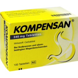 Verpackungsbild (Packshot) von KOMPENSAN Tabletten 340 mg
