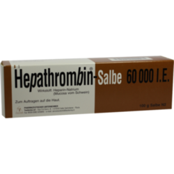 Verpackungsbild (Packshot) von HEPATHROMBIN 60.000 Salbe