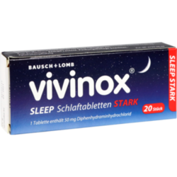 Verpackungsbild (Packshot) von VIVINOX Sleep Schlaftabletten stark