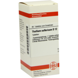 Verpackungsbild (Packshot) von THALLIUM SULFURICUM D 12 Tabletten