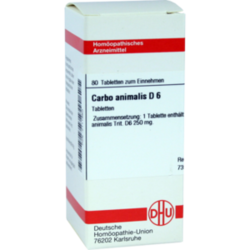 Verpackungsbild (Packshot) von CARBO ANIMALIS D 6 Tabletten