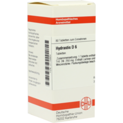 Verpackungsbild (Packshot) von HYDRASTIS D 6 Tabletten