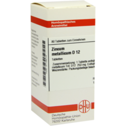 Verpackungsbild (Packshot) von ZINCUM METALLICUM D 12 Tabletten