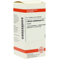 Verpackungsbild (Packshot) von LITHIUM CARBONICUM D 4 Tabletten