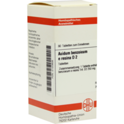 Verpackungsbild (Packshot) von ACIDUM BENZOICUM E Resina D 2 Tabletten