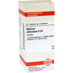 Verpackungsbild (Packshot) von NATRIUM CHLORATUM D 30 Tabletten