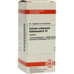 Verpackungsbild (Packshot) von CALCIUM CARBONICUM Hahnemanni D 10 Tabletten