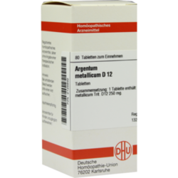 Verpackungsbild (Packshot) von ARGENTUM METALLICUM D 12 Tabletten