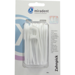 Verpackungsbild (Packshot) von MIRADENT Zahnpick Zahnseidensticks