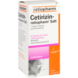 Verpackungsbild (Packshot) von CETIRIZIN-ratiopharm Saft