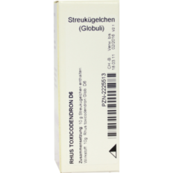 Verpackungsbild(Packshot) von RHUS TOXICODENDRON 6 Globuli