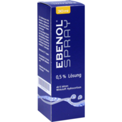 Verpackungsbild (Packshot) von EBENOL Spray 0,5% Lösung