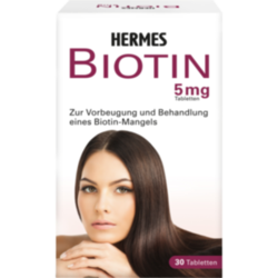 Verpackungsbild (Packshot) von BIOTIN HERMES 5 mg Tabletten