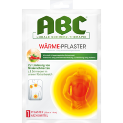 Verpackungsbild (Packshot) von ABC Wärme-Pflaster Capsicum Hansaplast med 14x22