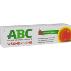 Verpackungsbild (Packshot) von ABC Wärme-Creme Capsicum Hansaplast med