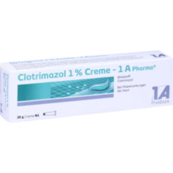 Verpackungsbild (Packshot) von CLOTRIMAZOL 1% Creme-1A Pharma