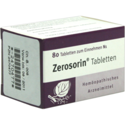 Verpackungsbild (Packshot) von ZEROSORIN Tabletten
